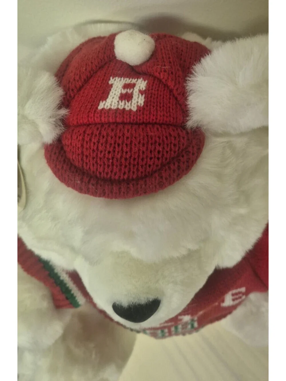 Vintage 1988 Belk Belkie Christmas Teddy Bear Plush 100th Anniversary 15